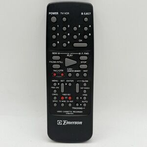 Emerson 0766073010 TV VCR Remote OEM VCR4002 VCR4003 VCR4003C TVCR0950 VT1975 +